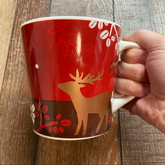 Starbucks 2009 Winter Holiday Reindeer Bone China Mug - Picture 2 of 7